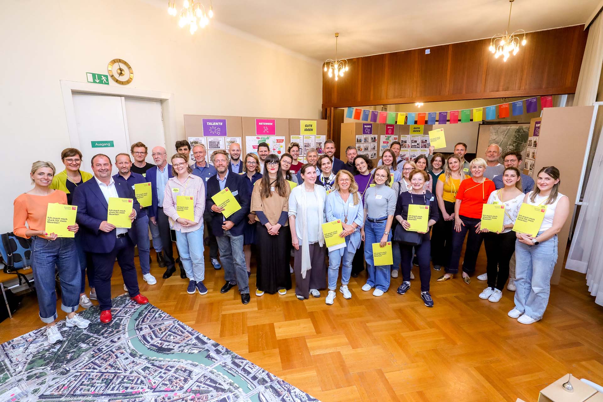 Quartierswerkstatt Praterstraße, Gruppenfoto